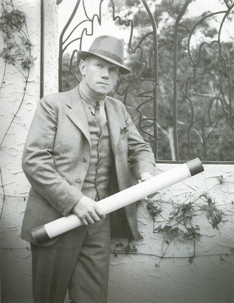 Harold Cazneaux, Paul Sorensen, portrait, 1936. National Trust of Australia (NSW) Archives.