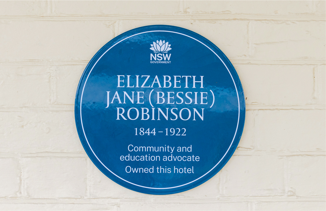 Image 6 of 6 - Blue Plaque on a brick wall