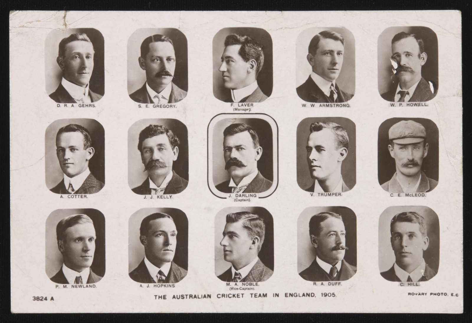 Image 4 of 6 - Portrait photographs of 15 men.